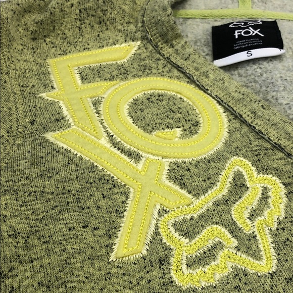 2/$35 🦊Fox Pullover Hoodie – Women’s Small – Yellowish Green - Picture 13 of 13